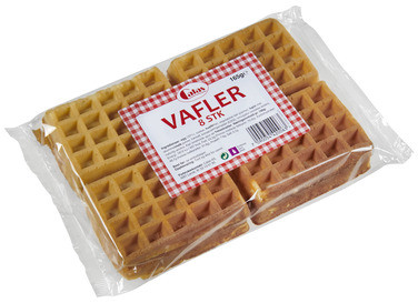 Vafler 8stk 165g