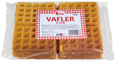 Vafler 8stk 165g