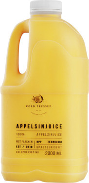 Cold Pressed Juice 100% Appelsin 2l