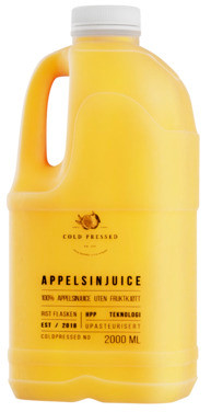 Cold Pressed Juice 100% Appelsin u. Fruktkjøtt 2l