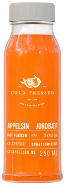 Cold Pressed Juice Appelsin & Jordbær 250ml