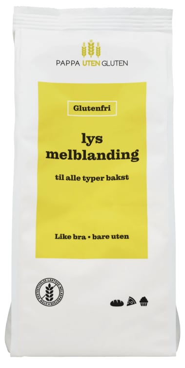 Melblanding Lys Gl.Fri 500g Pappa uten Gluten