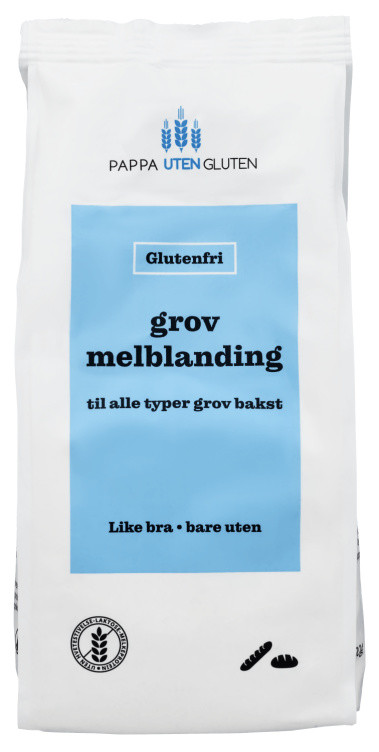 Melblanding Grov Gl.Fri 500g Pappa uten Gluten