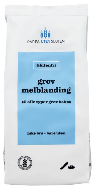 Melblanding Grov Gl.Fri 500g Pappa uten Gluten