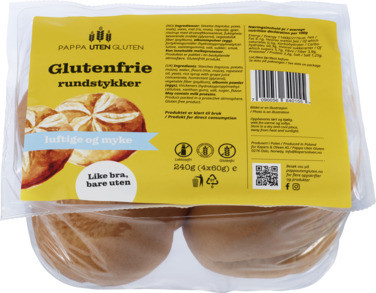 Glutenfrie Rundstykker Pappa uten gluten