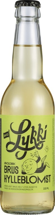 Hylleblomstbrus Økologisk 0,33l flaske Lykki