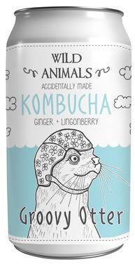 Wild Animals Kombucha Groovy Otter 0.33l bx
