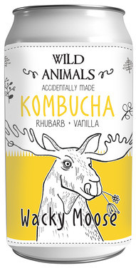 Wild Animals Kombucha Wacky Moose 0.33l bx