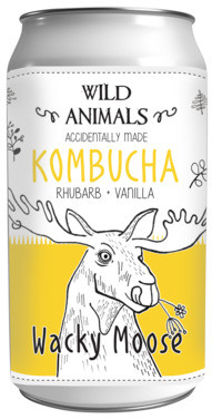 Wild Animals Kombucha Wacky Moose 0.33l bx