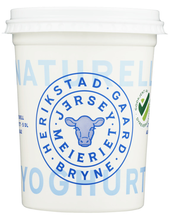 Yoghurt Naturell 500g Jerseymeieriet