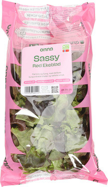 Sassy Red Oak Stor Hode Onna