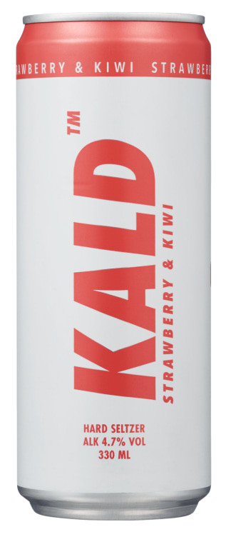 Kald Hard Seltzer Strawberry&Kiwi 0,33l boks