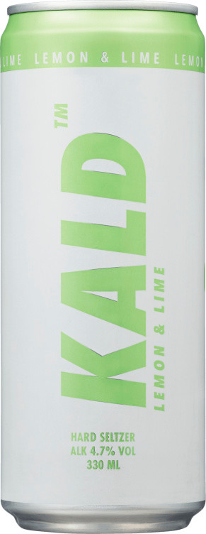 Kald Hard Seltzer Lemon&Lime 0,33l boks