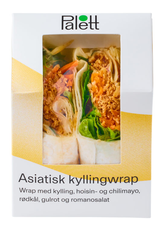 Kyllingwrap Asiatisk 225g Palett