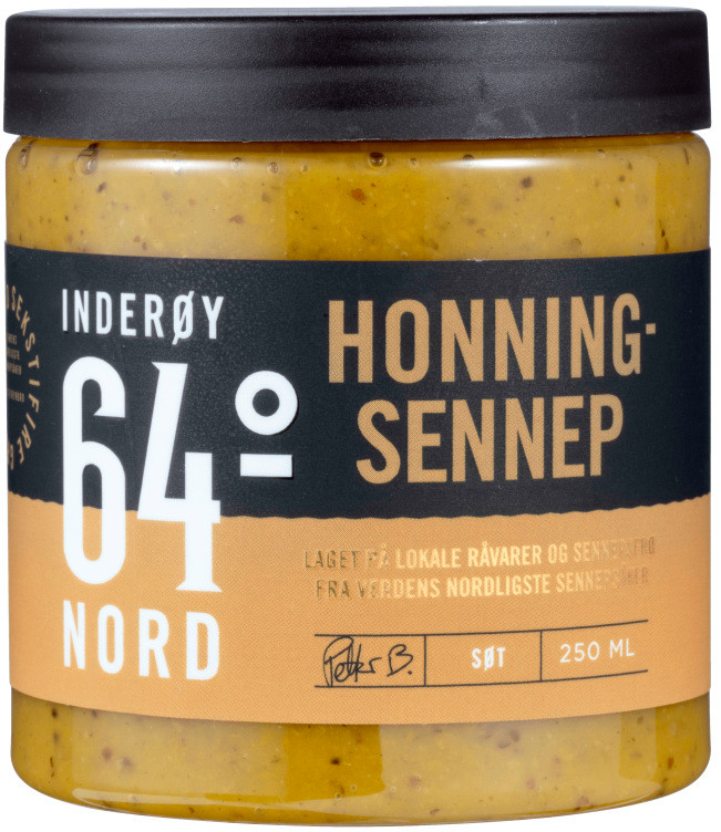 Honningsennep 250ml Inderøy 64° Nord