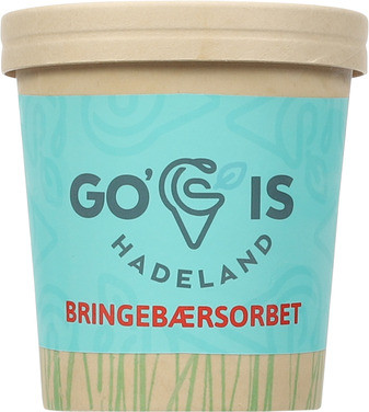 Bringebær Sorbet Ca 500 ml Go'is Hadeland