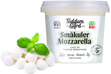 Toddum Gård Småkuler Mozzarella 150g
