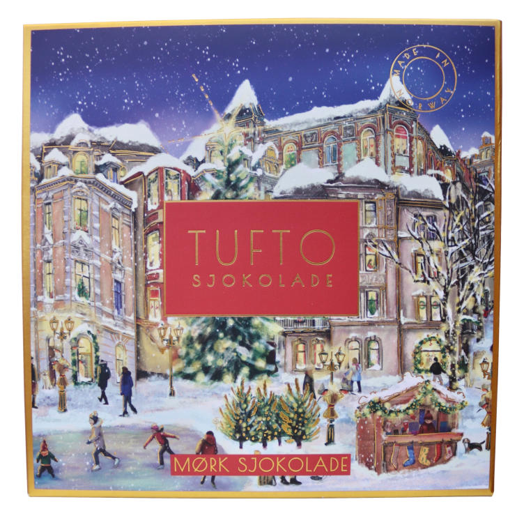 Mørk Sjokolade Jul 80g Tufto