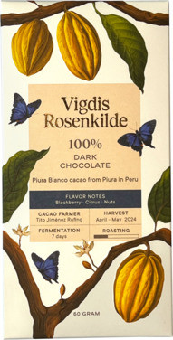 100% Piura Dark Chocolate Vigdis Rosenkilde
