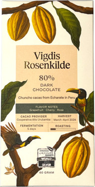 80% Echarate Dark Chocolate Vigdis Rosenkilde