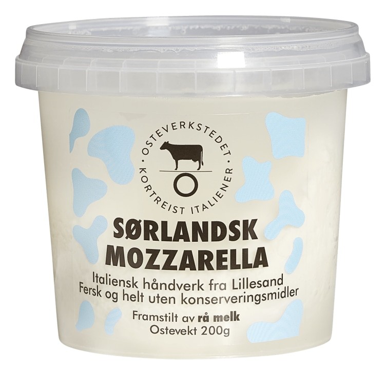Mozzarella Sørlandsk 200g Osteverkstedet