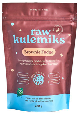 Raw Kulemiks Brownie Fudge 250g Pure Food By Patricia