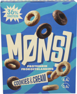 Cookies&cream Proteinfrokostblanding 210g Mønsj