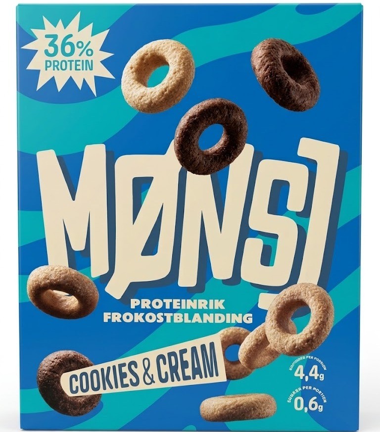 Cookies&cream Proteinfrokostblanding 210g Mønsj