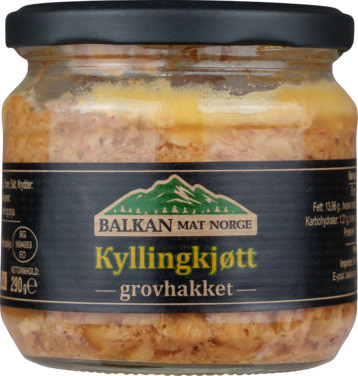 Kyllingkjøtt Grovhakket 290g Balkan Mat Norge
