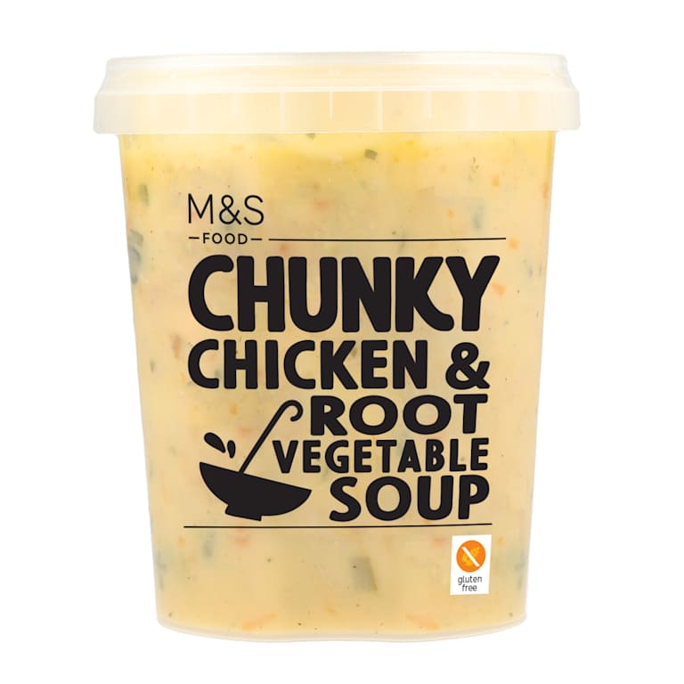 M&S Chunky Chicken and Root Vegetable Soup