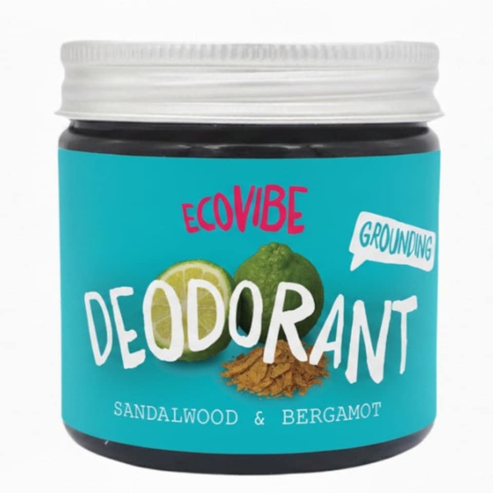 EcoVibe Natural Deodorant Balm (Sandalwood & Bergamot)