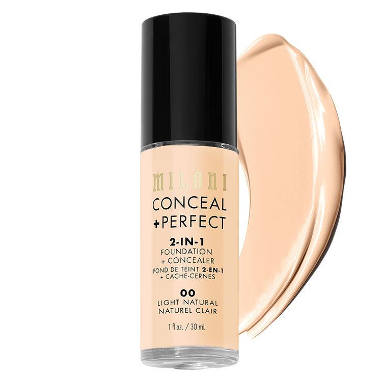 Milani Cosmetics Conceal + Perfect 2-In-1 Foundation + Concealer 00 Light Natural 30ml