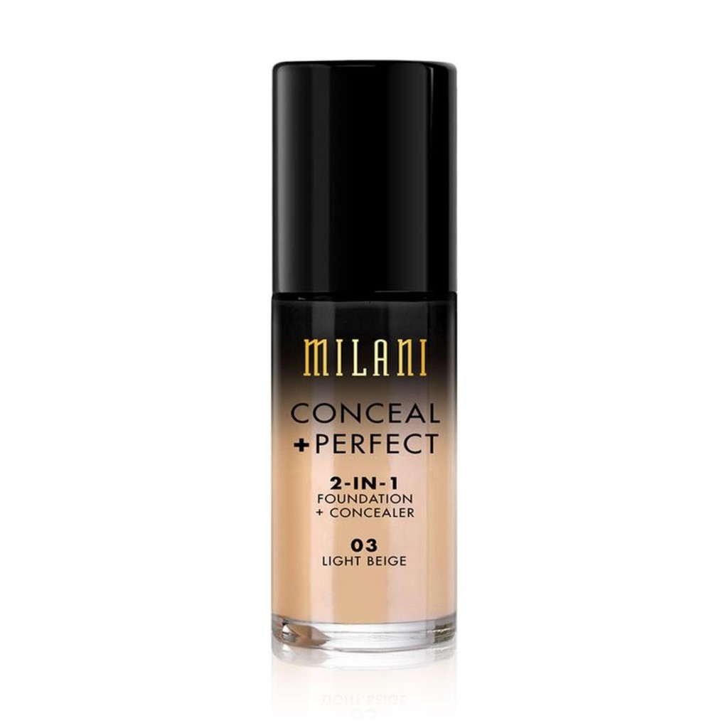 Milani CONCEAL & PERFECT LIQUID FOUNDATION 03 Light Beige