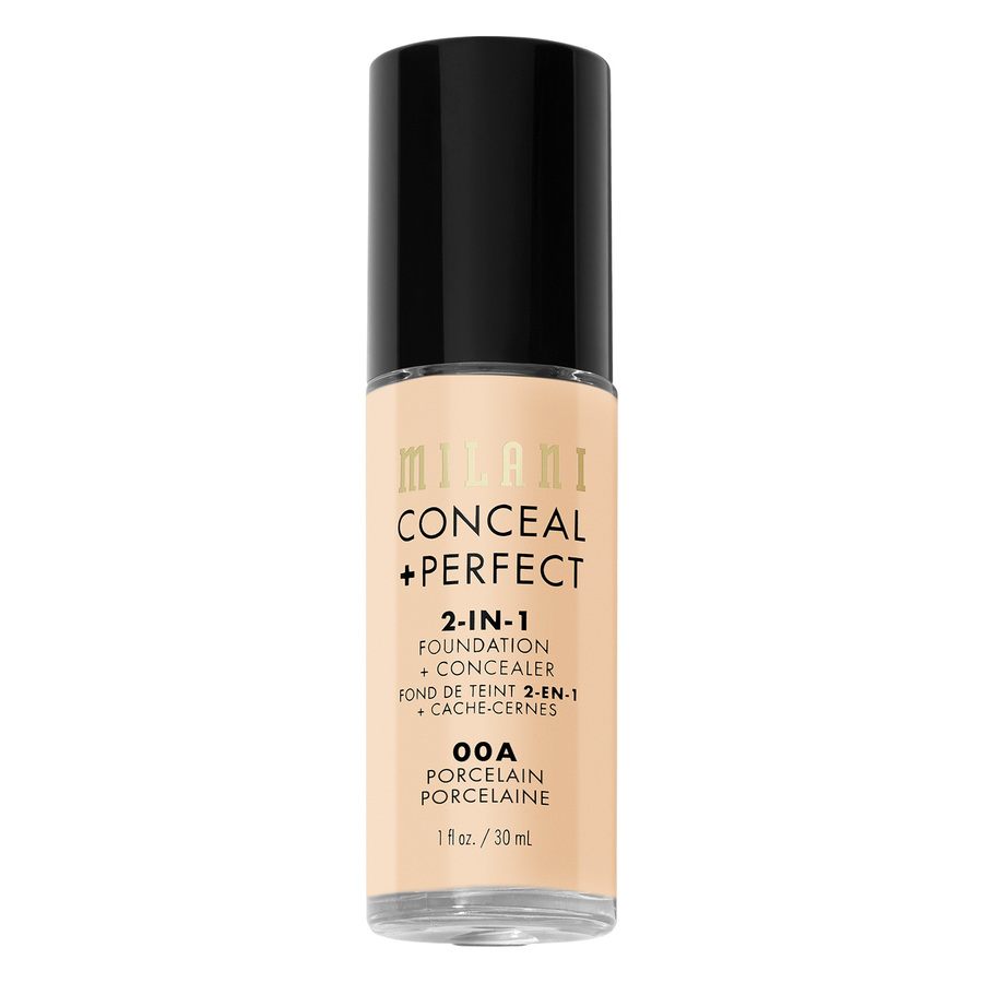 Milani Cosmetics Conceal + Perfect 2-In-1 Foundation + Concealer 00A Porcelain 30ml
