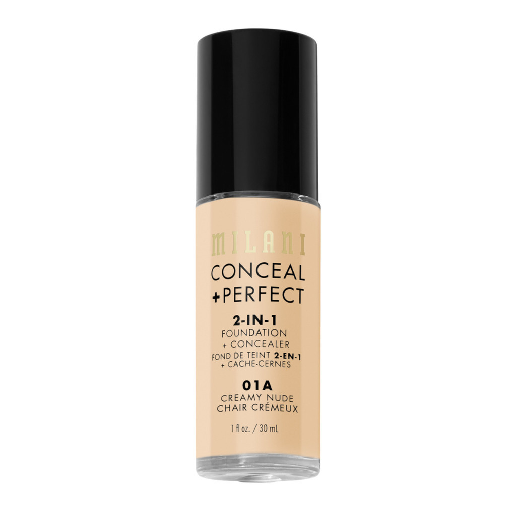 Milani Conceal + Perfect 2-In-1 Foundation 01A Creamy Nude