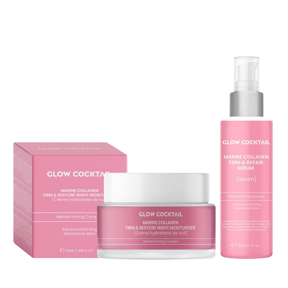Glow Cocktail Marine Collagen Firm, Repair & Restore Kit