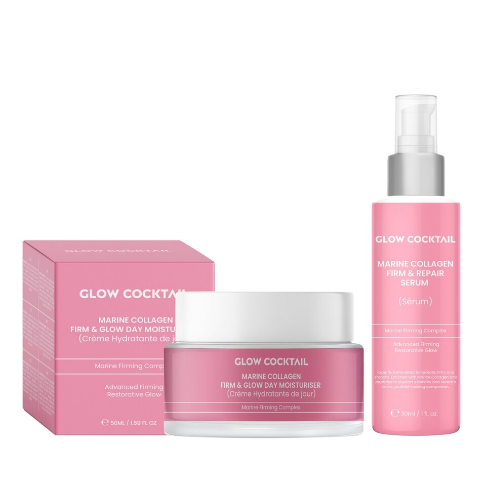 Glow Cocktail Marine Collagen Firm, Repair & Glow Duo
