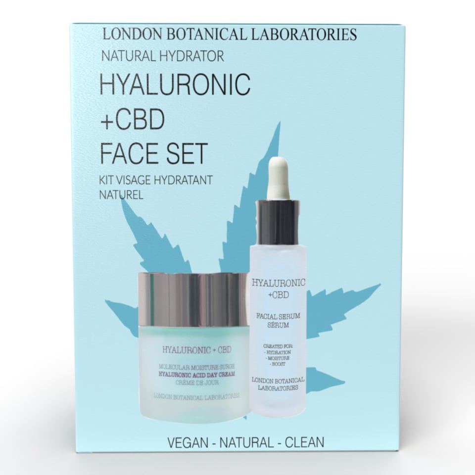 London Botanical Laboratories Double Hydration CBD Face Kit