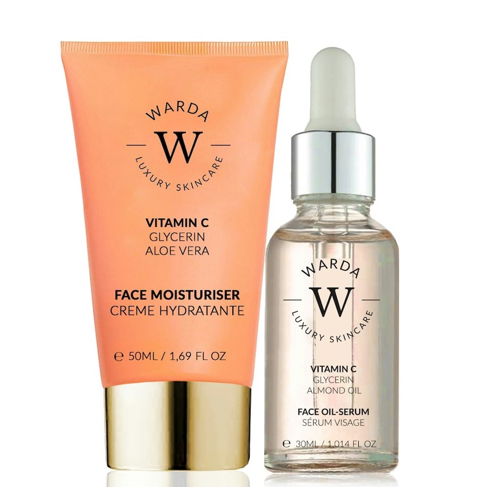 Skin Glow Boost Vitamin C Moisturiser 50M + Vitamin C Glow Boost Oil-Serum 30ml
