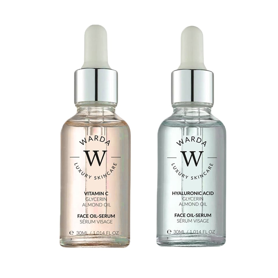 Warda Luxury Skincare Vitamin C Glow Boost Oil-Serum 30ml + Hyaluronic Acid Hydration Boost Oil Serum 30ml