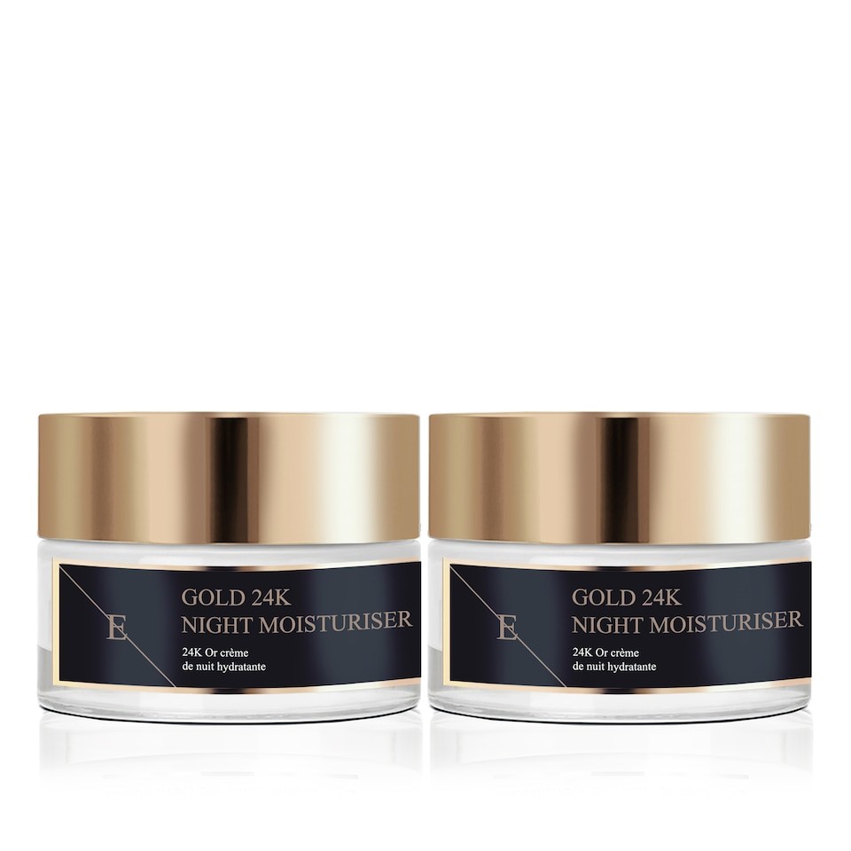 Erth Skin London Anti-Wrinkle Night Moisturiser 24K Gold X 2