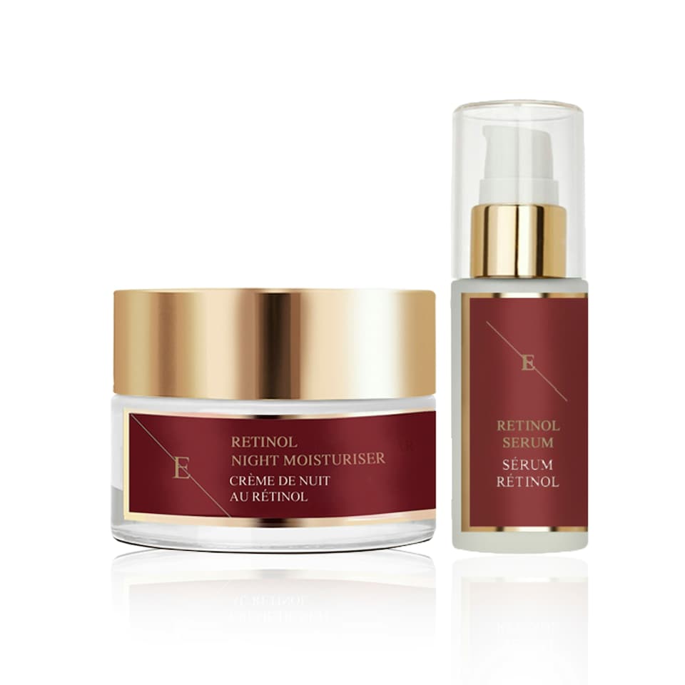 Retinol Serum 30ml + Retinol Night Moisturiser 50ml