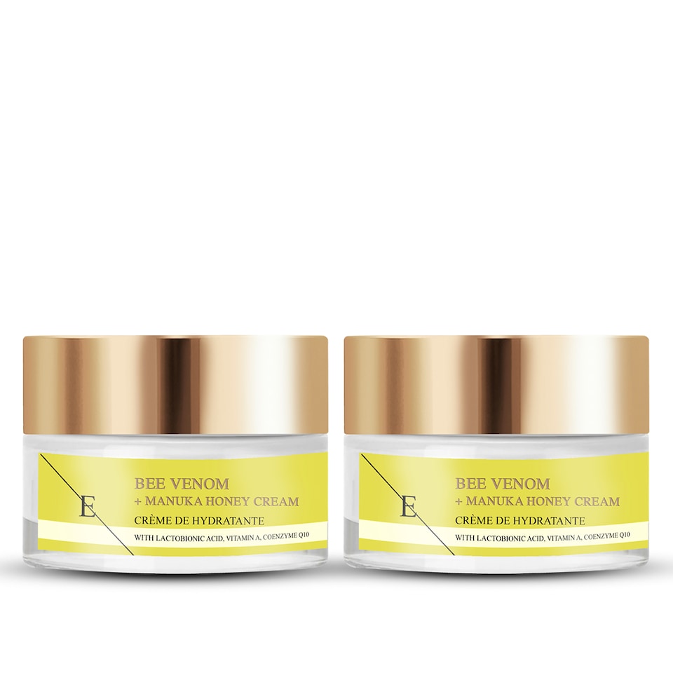 2X Erth Skin London Bee Venom + Manuka Honey Cream 50ml