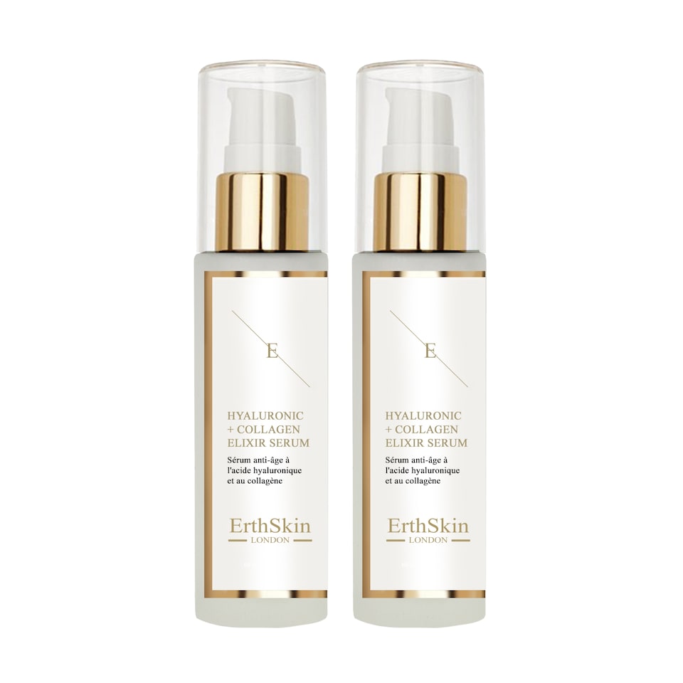 2X Erth Skin London Hyaluronic Acid & Collagen Serum 60ml