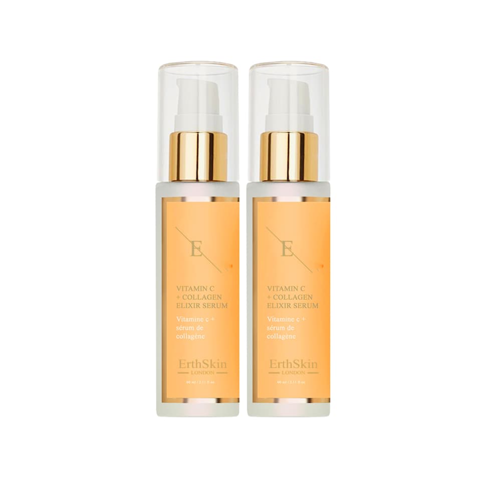 2X Erth Skin London Vitamin C + Collagen Elixir Serum 60ml