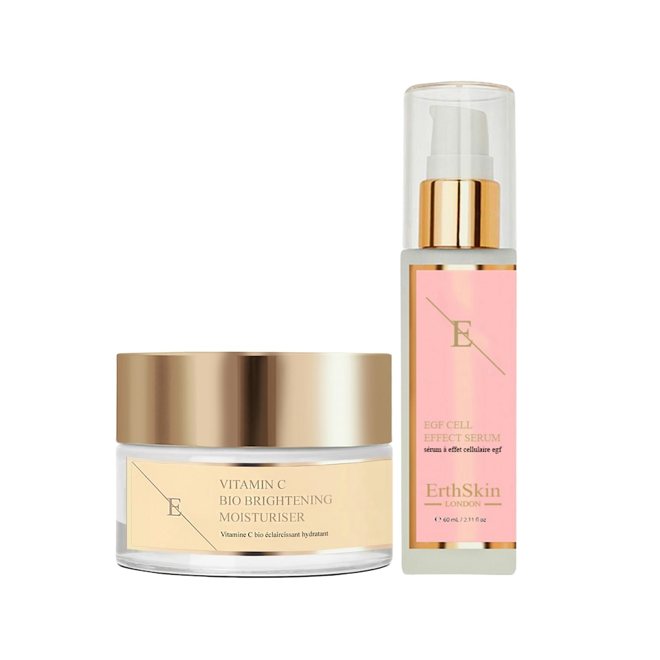 Vitamin C Bio Brightening Moisturiser 50ml + Egf Cell Effect Serum 60ml