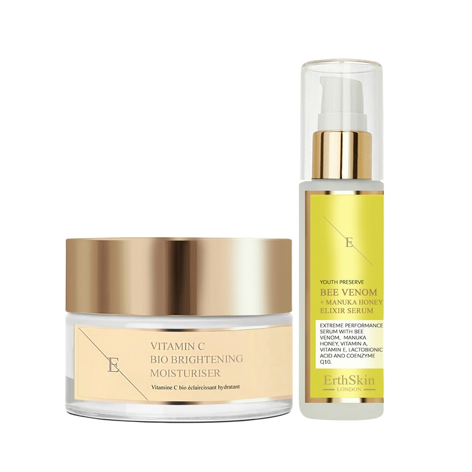 Vitamin C Moisturizer & Elixir Serum Anti-Aging Set