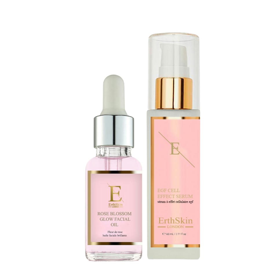 Egf Cell Effect Serum 60ml +  Rose Blossom Glow Facial Oil 30ml