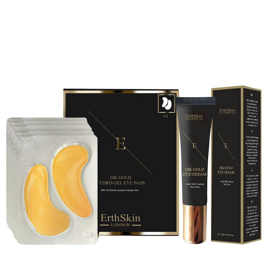 Under Eye Cream 24K Gold + Collagen Gold Under Eye Patch 24K Gold - 5X2 Pads