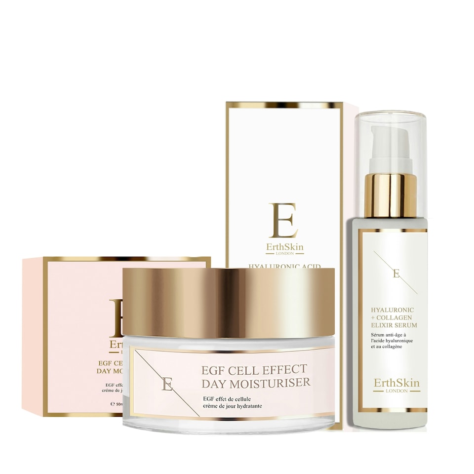 Egf Cell Effect Day Moisturiser 50ml + Hyaluronic Acid & Collagen Serum - 60ml